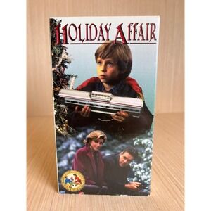 Vintage Holiday Affair VHS 1996 Retro Nostalgic Tape  Feature Films Families